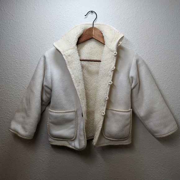 HANDMADE cotton jacket coat Girl 2-5 years old - Picture 4 of 7